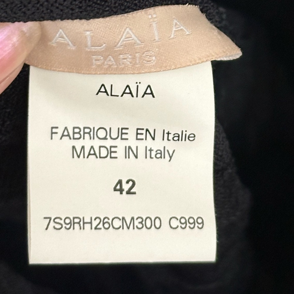 ALAIA Crinoline-design knitted minidress, size FR 42 - Picture 3 of 6